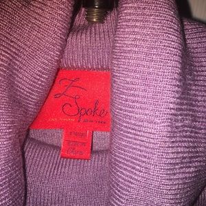 Zack Posen lilac turtle neck
